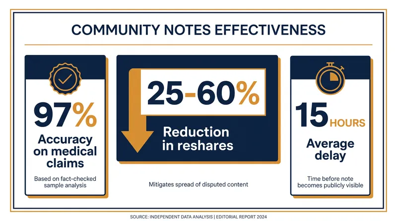 The core metrics behind crowdsourced fact-checking.