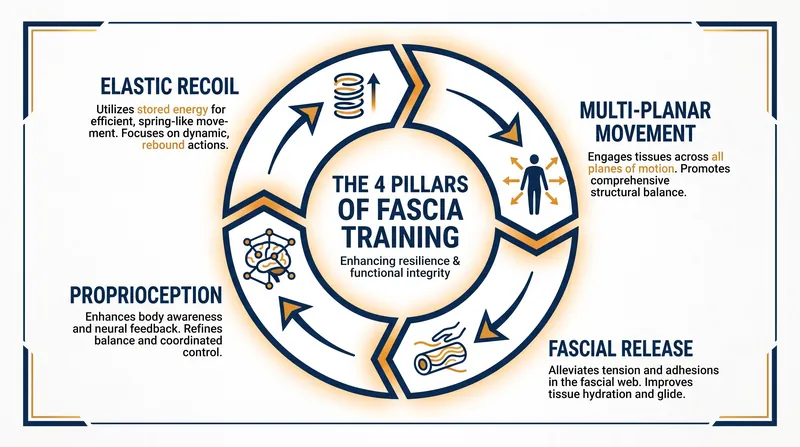 The core components required to maintain a healthy, elastic fascial network.