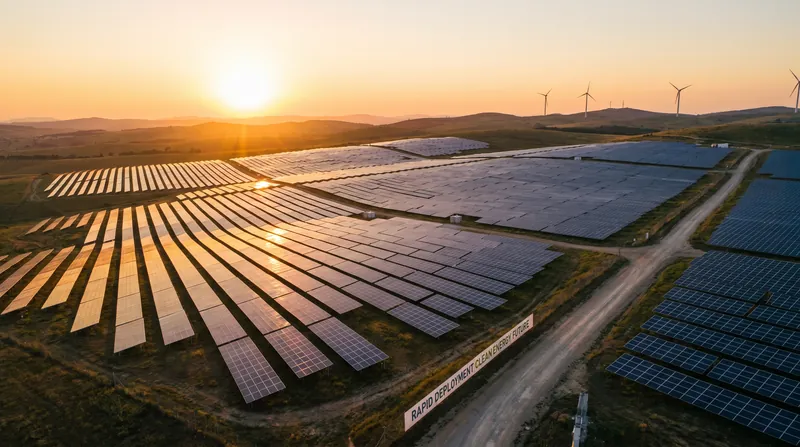The exponential growth of renewable energy technologies offers a viable pathway to limit warming below 2.0°C.