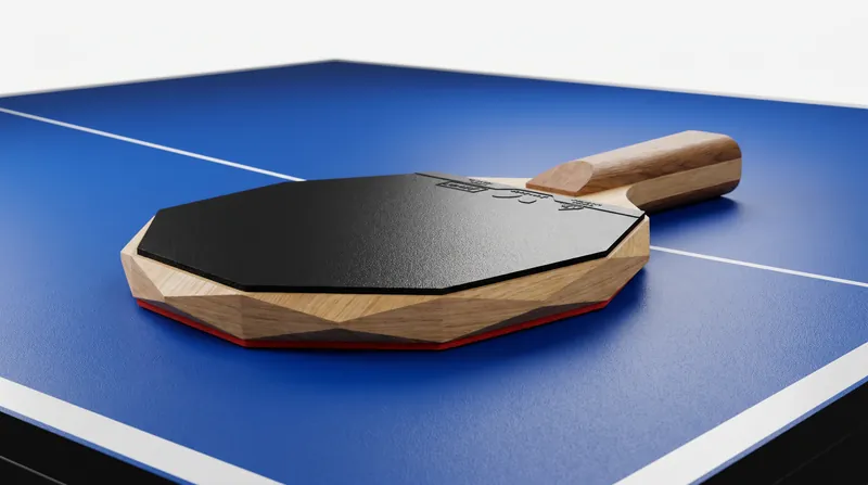 Recent innovations like the hexagonal blade shift the racket's sweet spot toward the tip, optimizing it for modern topspin strokes.