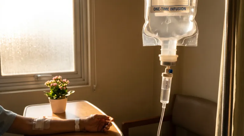 The one-time infusion aims to provide a permanent 'immune reset,' replacing decades of daily medication.