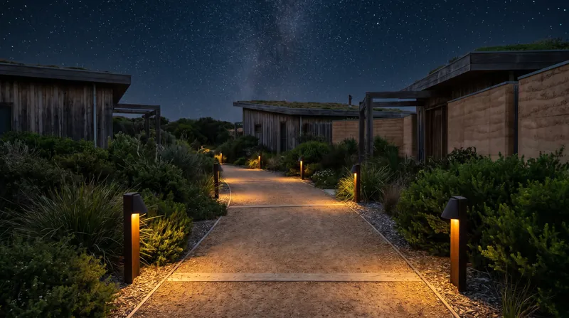 DarkSky Approved Lodgings utilize shielded, warm-temperature lighting to ensure guest safety without causing light pollution.
