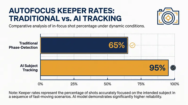 Deep learning autofocus has dramatically increased the percentage of usable, sharply focused shots.