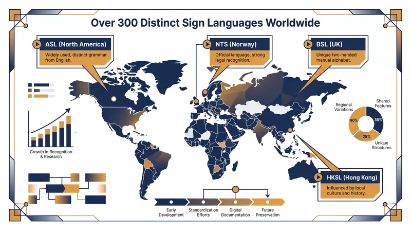 Because sign language is not universal, open-source developers are building localized models for hundreds of distinct languages.