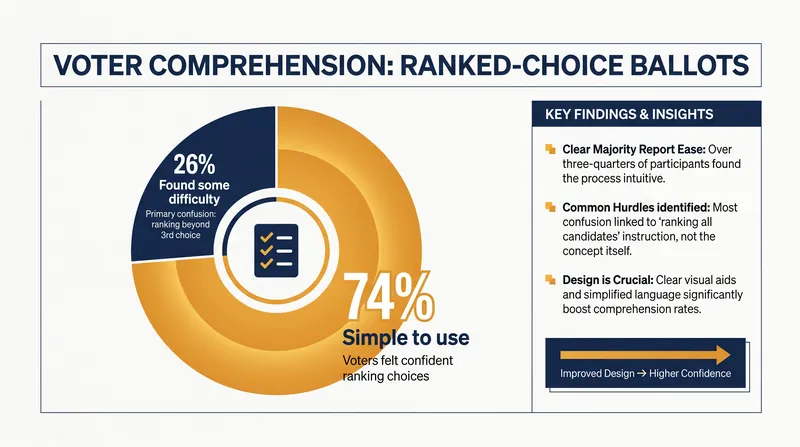 Exit polling consistently shows high voter comprehension of the ranked ballot.