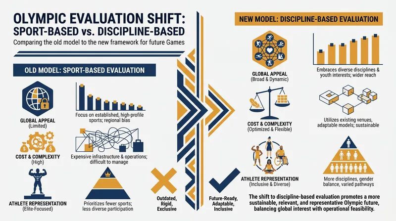 The new evaluation methodology will allow the IOC to assess the cost and complexity of individual disciplines rather than entire sports.