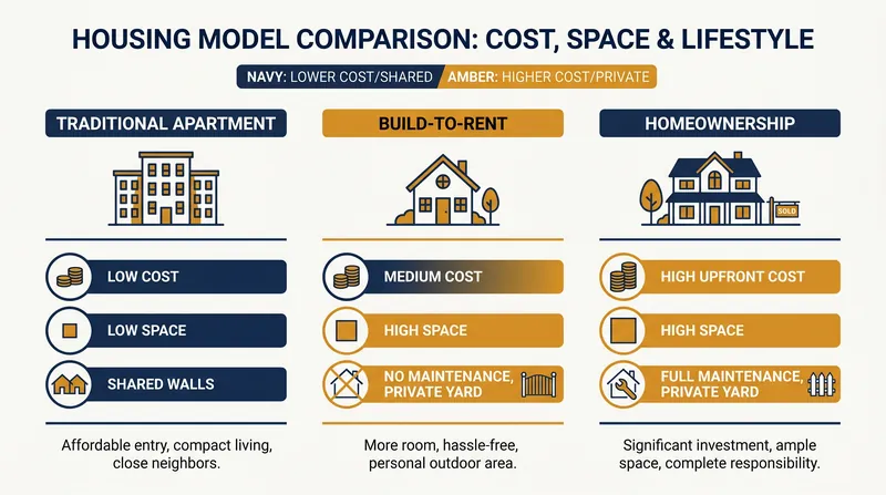 Build-to-rent occupies a new middle ground in the residential real estate hierarchy.