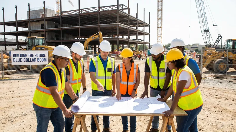 Workers in physically demanding sectors like construction and manufacturing have seen the fastest wage acceleration.