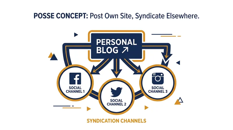 The POSSE model allows users to own their content while broadcasting it everywhere.