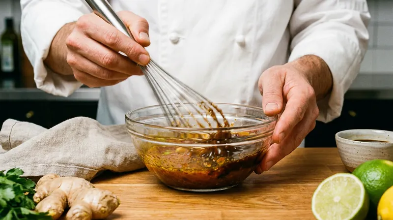Fermented ingredients like miso paste undergo proteolysis, breaking down proteins into free amino acids.