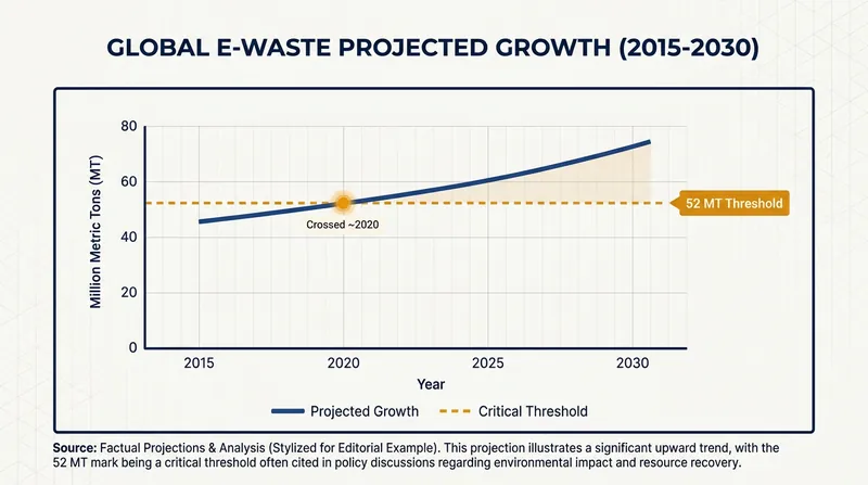Global electronic waste is the fastest-growing waste stream on the planet.