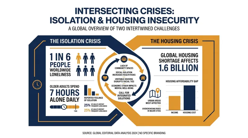 The dual crises of social isolation and housing affordability are driving the push for new living models.