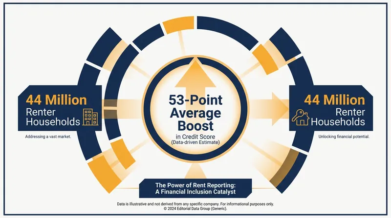 Data shows that consistent rent reporting can significantly elevate credit scores within the first six months.