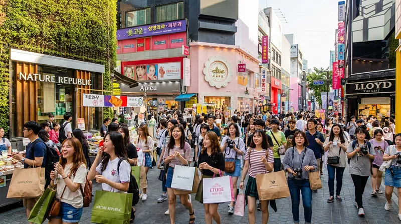Retail districts in Seoul and Busan are seeing significant revenue bumps from international fans.