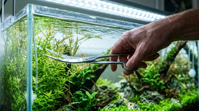 The routine maintenance of an aquascape serves as a form of active mindfulness, reducing stress and anxiety.