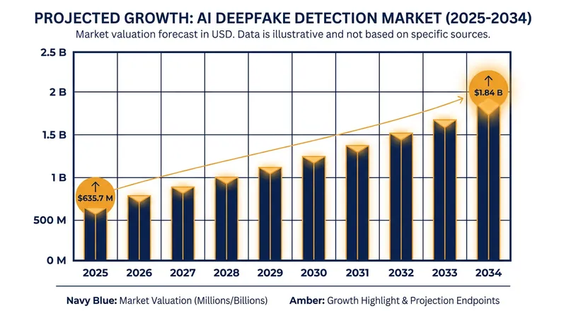 The commercial deepfake detection market is expanding rapidly as financial and media institutions integrate verification tools.