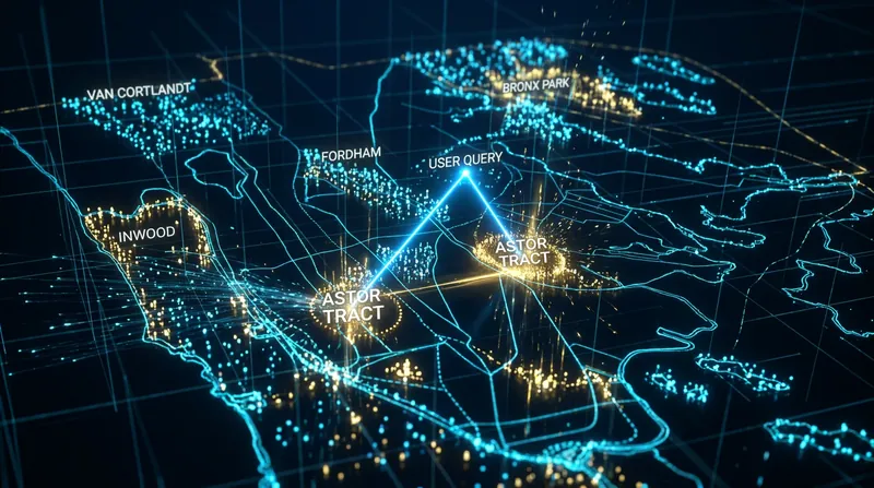 Vector databases map the semantic meaning of text into high-dimensional mathematical space.