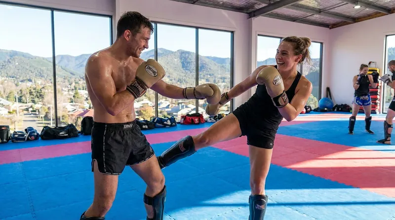 Borrowed from Muay Thai, 'play sparring' allows fighters to build technique without the risk of concussions.