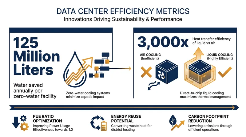 The physical advantages of liquid cooling over traditional air-chilled systems.
