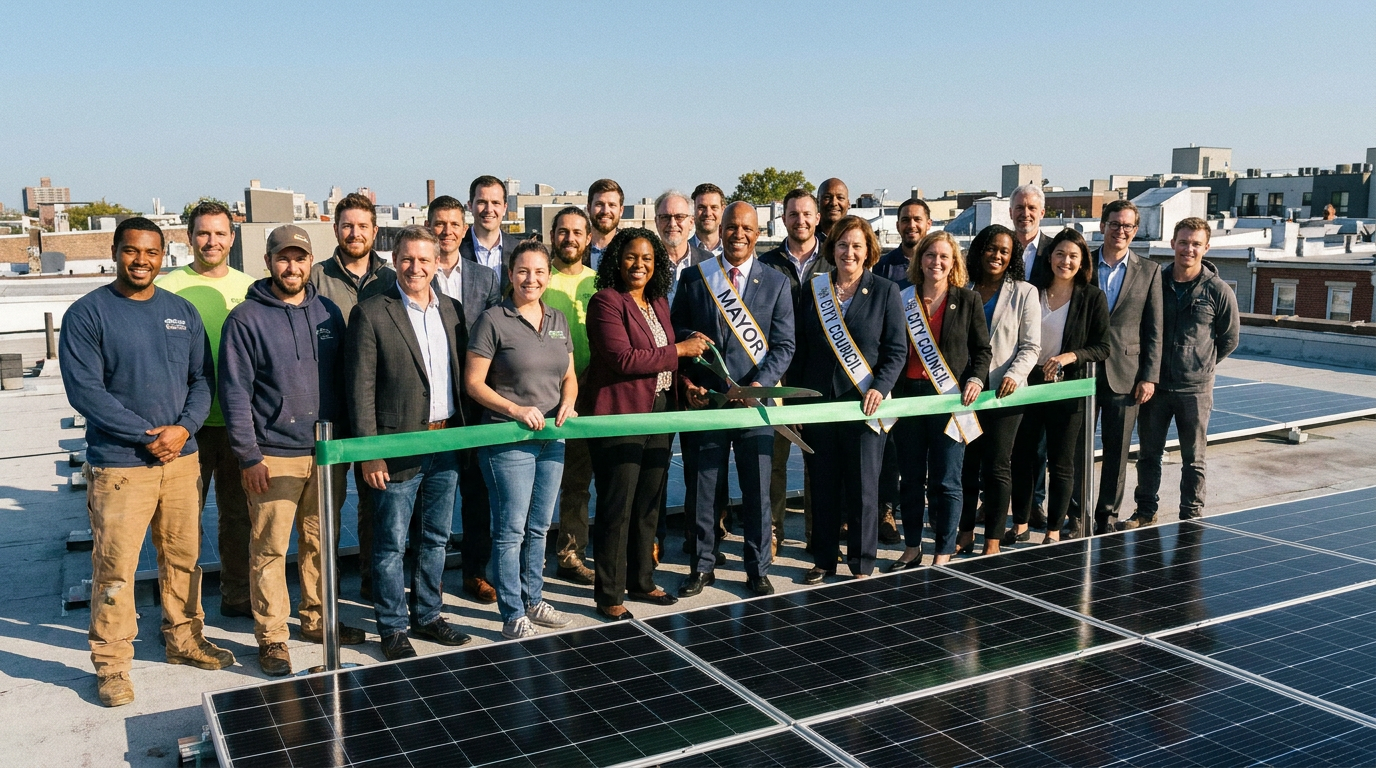 Local officials inaugurate a new community solar farm in East Oakland, designed to lower utility bills for disadvantaged neighborhoods.