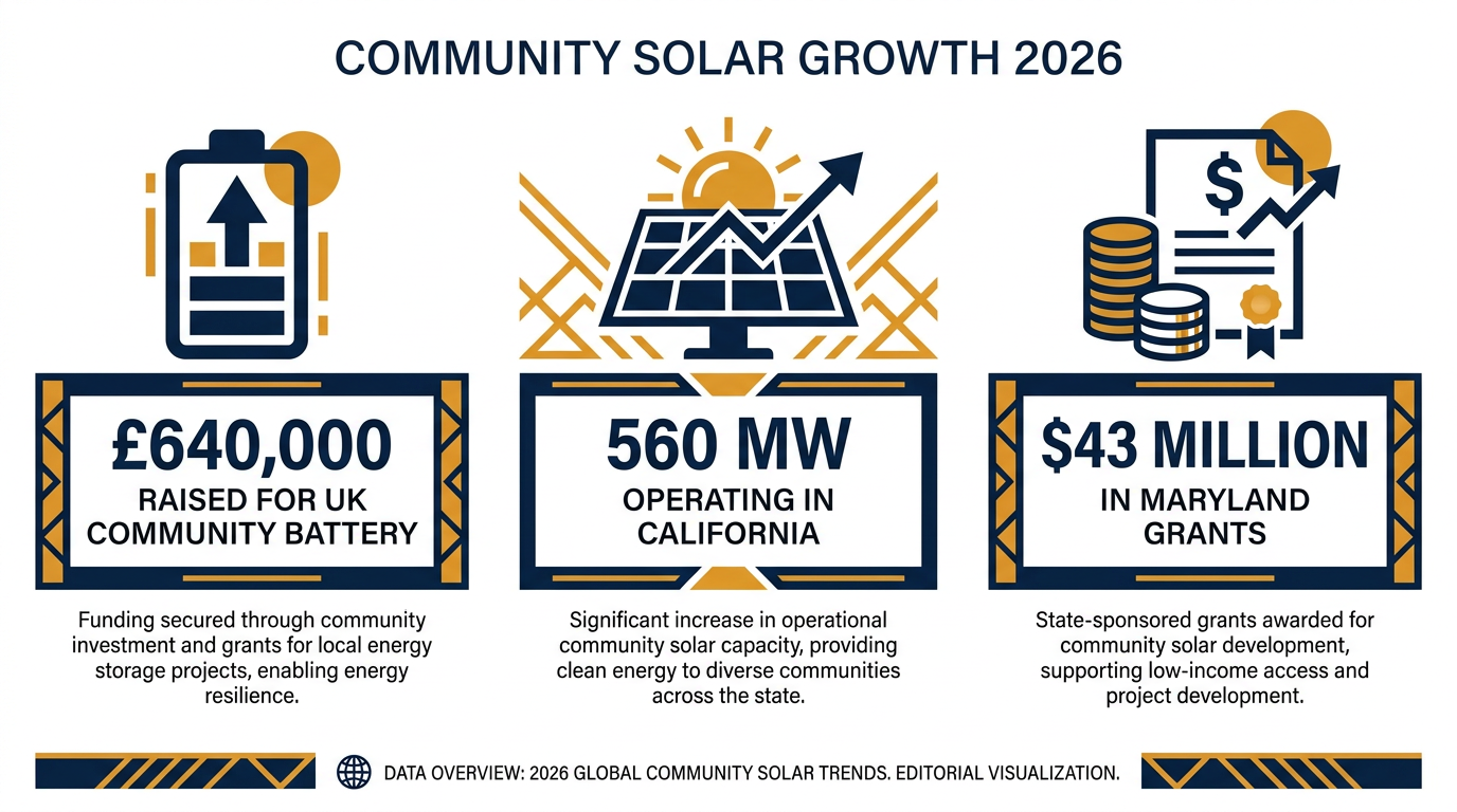 Recent funding and capacity milestones highlight the rapid acceleration of community-owned energy.