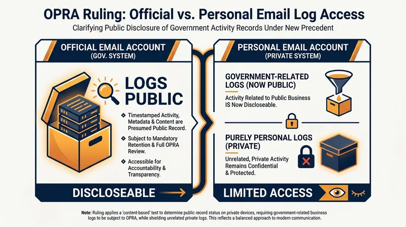 How the Supreme Court's ruling applies OPRA to personal email accounts.
