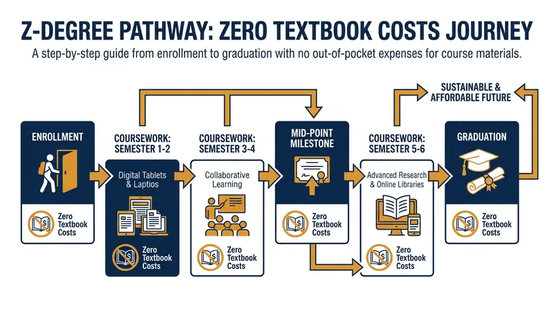 A true Z-Degree maps an unbroken sequence of zero-cost courses from a student's first day to their graduation.