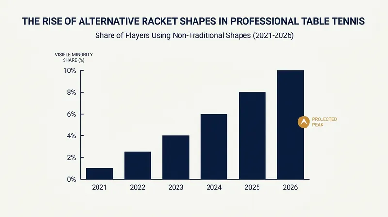 While traditional ovals still dominate, alternative geometries are steadily gaining market share among professionals.