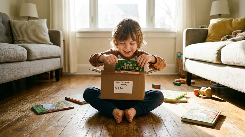 The monthly arrival of a book addressed directly to the child creates a sense of ownership and excitement.