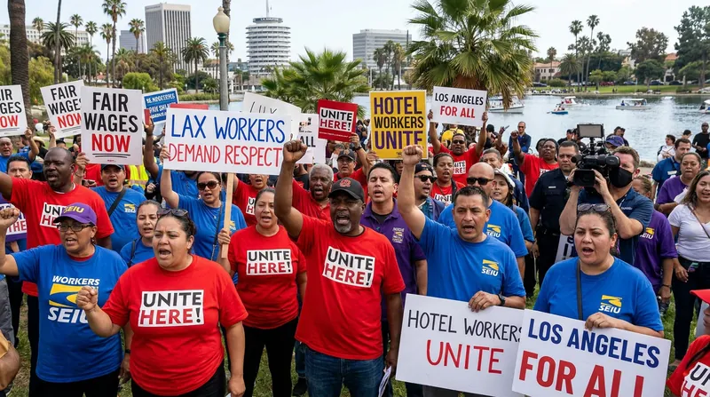 Labor unions and workers have condemned the delay as a 'corporate shakedown.'