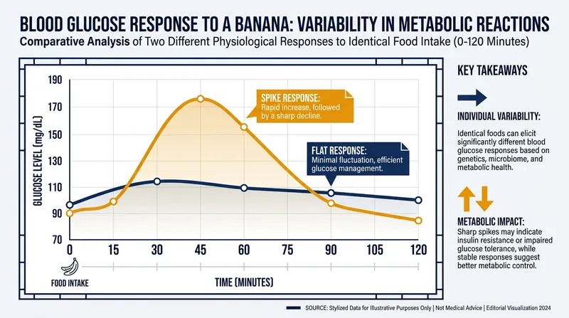 Research shows that two healthy individuals can have drastically different metabolic responses to the exact same food.