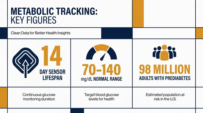 Key metrics in the growing landscape of metabolic health tracking.