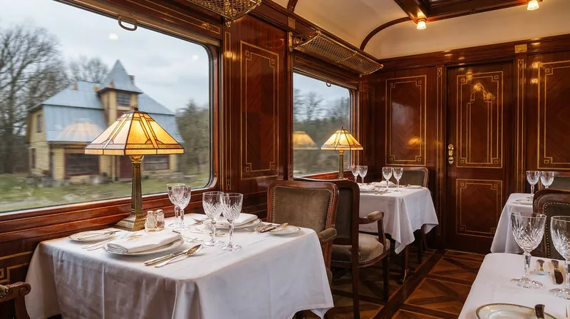 Modern luxury trains operate as mobile five-star hotels, complete with Michelin-quality dining and dedicated butler service.