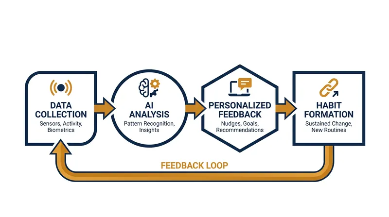 The psychological mechanism behind wearable-driven behavior change.