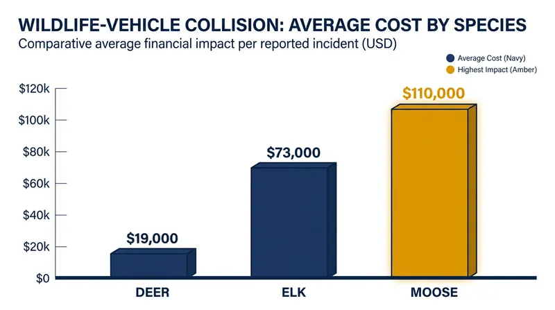 The economic toll of wildlife collisions makes crossing structures highly cost-effective over their lifespan.
