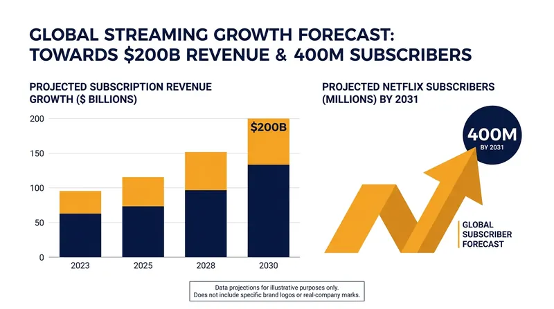 Global streaming is projected to reach unprecedented scale by the end of the decade.