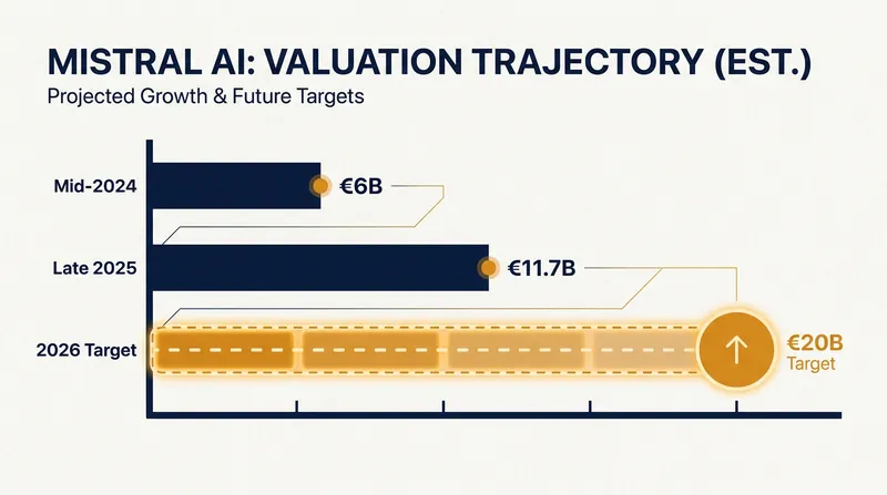 Mistral AI's valuation has more than tripled since mid-2024.