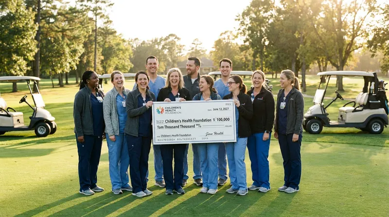 Funds raised on the course translate directly into life-saving resources for regional pediatric hospitals.