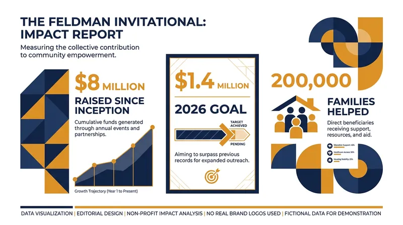 The localized impact of the Feldman Automotive Children's Miracle Celebrity Invitational.