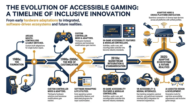 The push for gaming accessibility traces its roots back to the arcade era of the early 1980s.