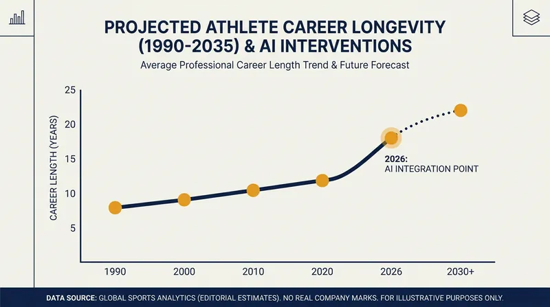 By mitigating chronic micro-tears, AI load management is extending the physical prime of modern athletes.