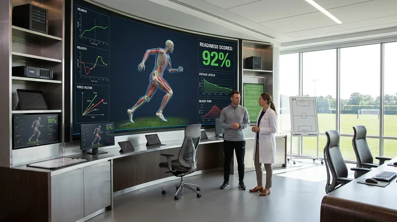 Sports scientists use 3D motion capture to detect minute movement asymmetries invisible to the naked eye.
