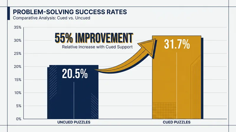 Data from Northwestern University showing how TMR improved participants' ability to solve puzzles the next morning.