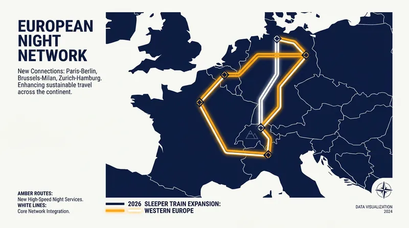 Major new sleeper routes launching or expanding in 2026.