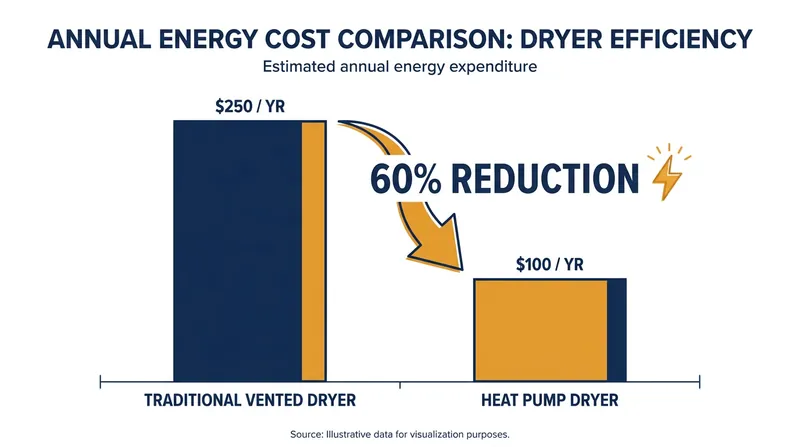 Heat pump technology can reduce drying energy consumption by up to 60 percent.