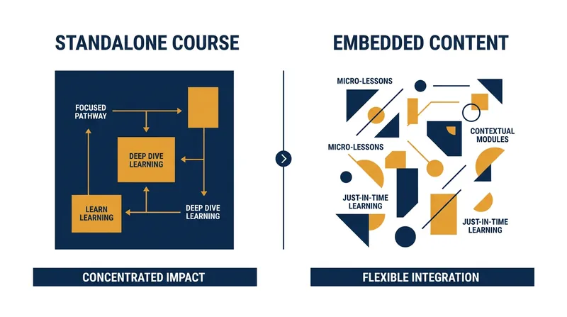 Educational advocates strongly favor dedicated standalone courses over embedding financial concepts into existing math or history classes.