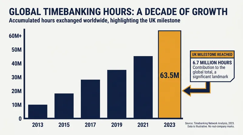Timebanking UK has facilitated millions of hours of community exchange since its inception.