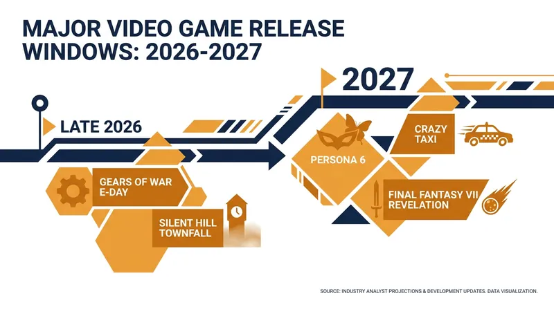 The industry's release roadmap is heavily stacked toward 2027.