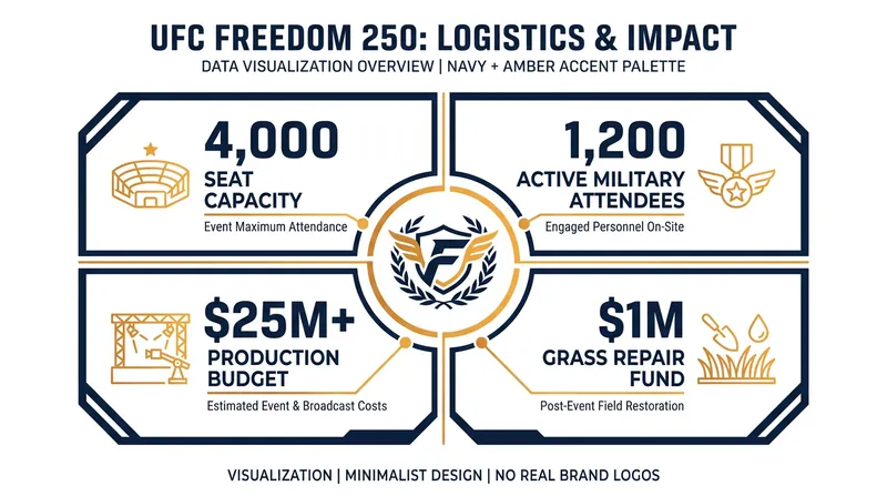By the numbers: The logistics of bringing the Octagon to Washington D.C.