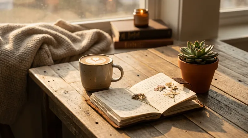 Hopecore videos frequently utilize soft, cozy visuals to help ground the viewer in the present moment.